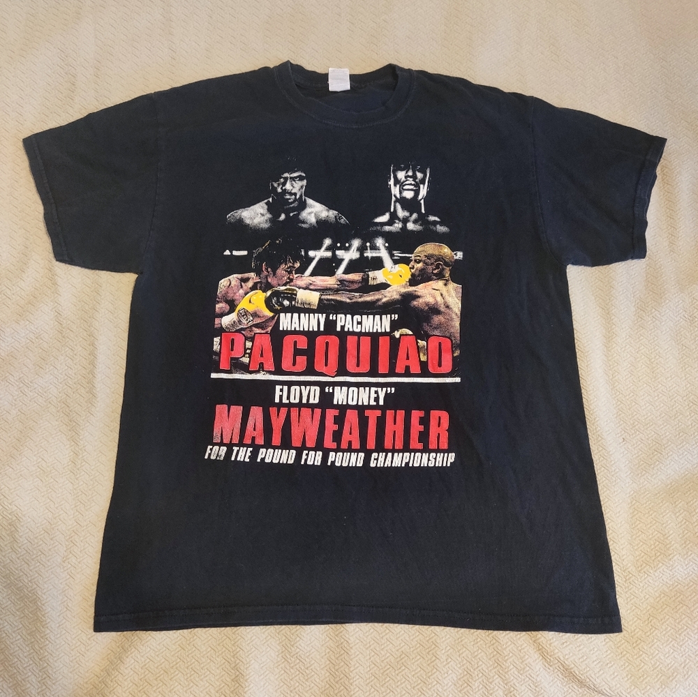 Mayweather Vs Pacquiao T-Shirt Size‎ XL May 2, 2015 MGM Grand Las Vegas, NV